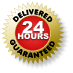 DELIVERED GUARANTEED 24 HOURS