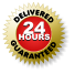 DELIVERED GUARANTEED 24 HOURS