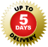 UP TO DELIVERY 5 DAYS