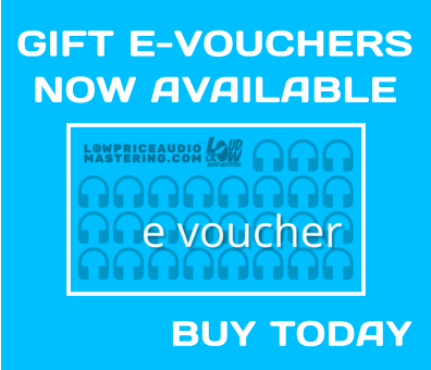 Affordable Audio Mastering E Vouchers Available